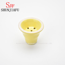 Shisha Bowl de cerámica amarilla para Hooka Narghile Smoking Accessories