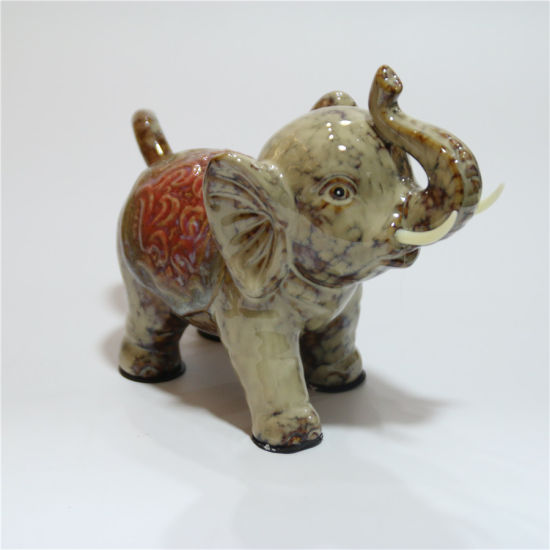 Animal de cerámica Elefante Decoración de oficina en el hogar Muebles