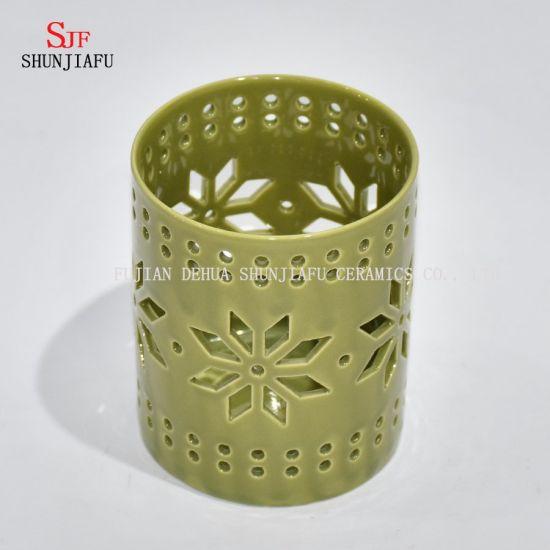 Velas de cerámica con control remoto / muchos patrones