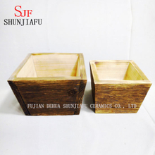 Jardinera de madera para plantas