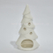 Candelero de cerámica blanco del árbol de navidad / regalo de Navidad / regalo de Navidad