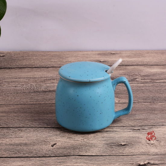 Taza de cerámica para desayuno Taza de cerámica para leche, taza de café y porcelana