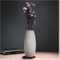 Precio de fábrica al por mayor Varios elegante florero de cerámica de porcelana blanca