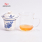Taza de té de flores para oficina y hogar, filtro de cerámica y taza de vidrio de borosilicato, tazas de té de vidrio con tapa