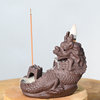 Ceramic Dragon Design Waterfall Backflow Inciense Quemador Proveedor de producción