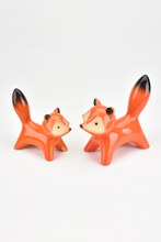 Cerámica Pink Ceramic Fox Tabletop Decoration Decoración de muebles para el hogar