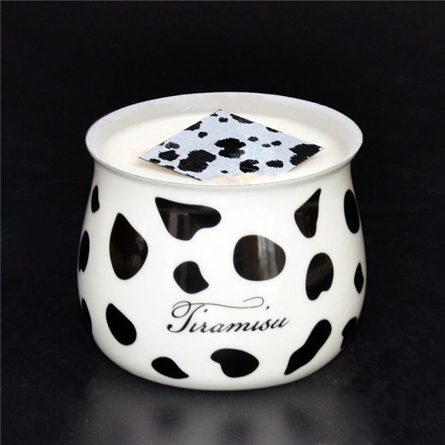 Little Cow Design - Taza de helado de cerámica en 3D