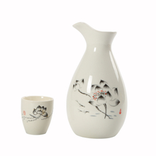 Juegos de vino de sake de cerámica con jarrón de vino de copa de vino caliente