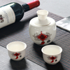 Juegos de vino de sake de cerámica con bote de vino caliente