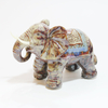 Estatua de elefante de cerámica Adorno animal de cerámica