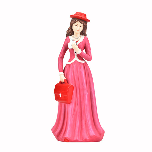 para Marca Empresa Procesamiento Personalizado Cerámica Capa roja Estatuas Cerámica Albee Estatua