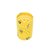 Regalos Navidad Ahuecados Velas De Cerámica Esmaltado Amarillo Linternas
