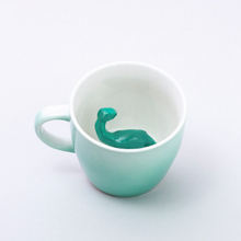 taza inferior equipada con tortuga de dinosaurio taza de café de cerámica taza de agua taza de té