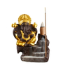 Soporte para incensario hecho a mano, cascada que fluye humo, reflujo de cerámica, diferentes colores, elige quemador de incienso Ganesha